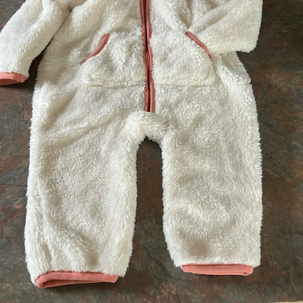 Eddie Bauer Baby Bunting 12 mo fleece One Piece Outdoor Winter Outfit